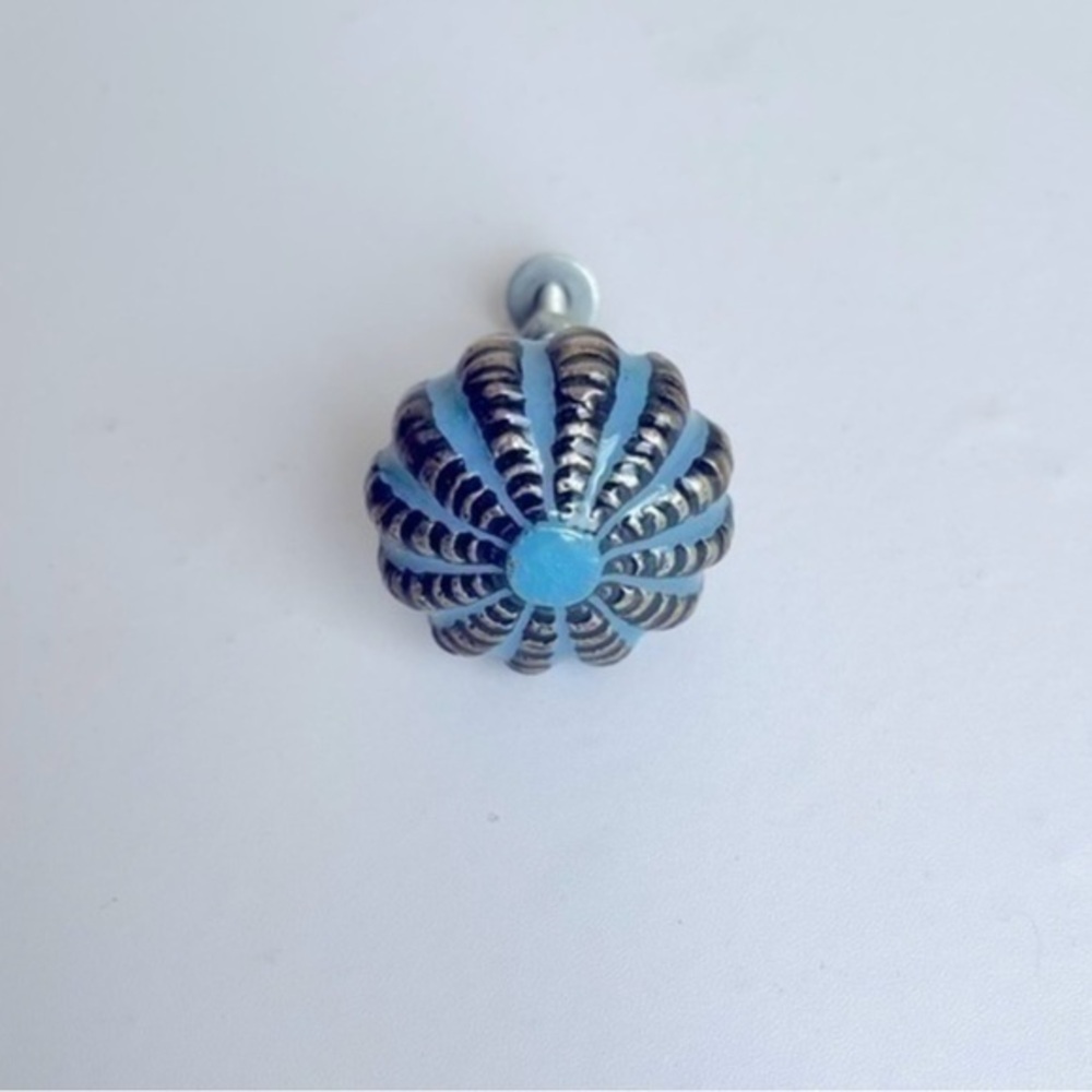 Discontinued Anthropologie knob blue